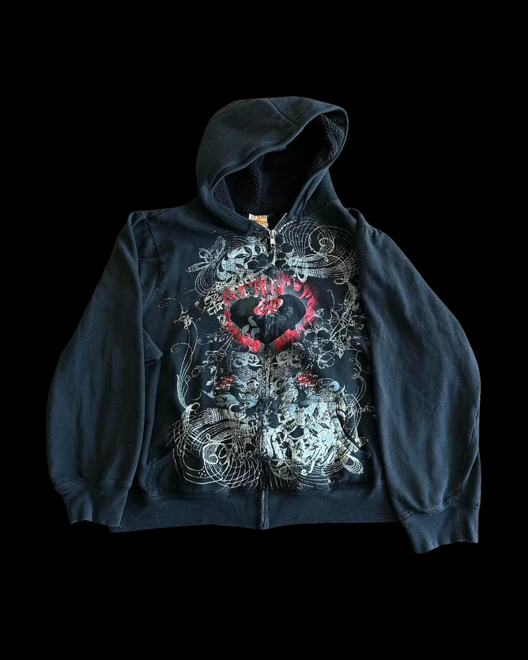 'BLEEDING HEART' ZIPUP