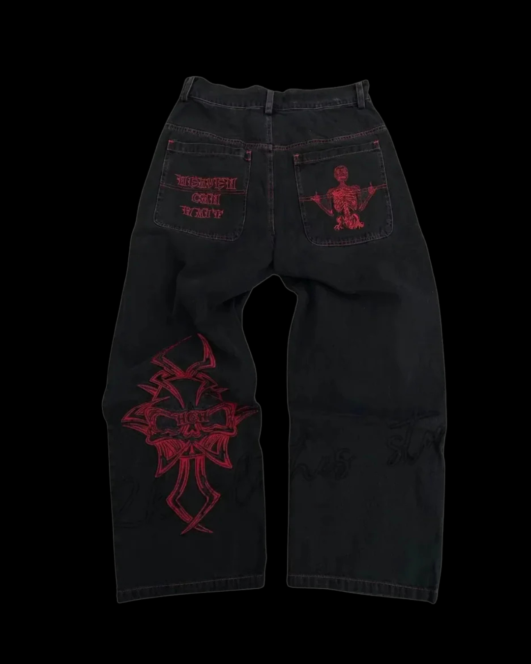 'SKELETAL' JEANS